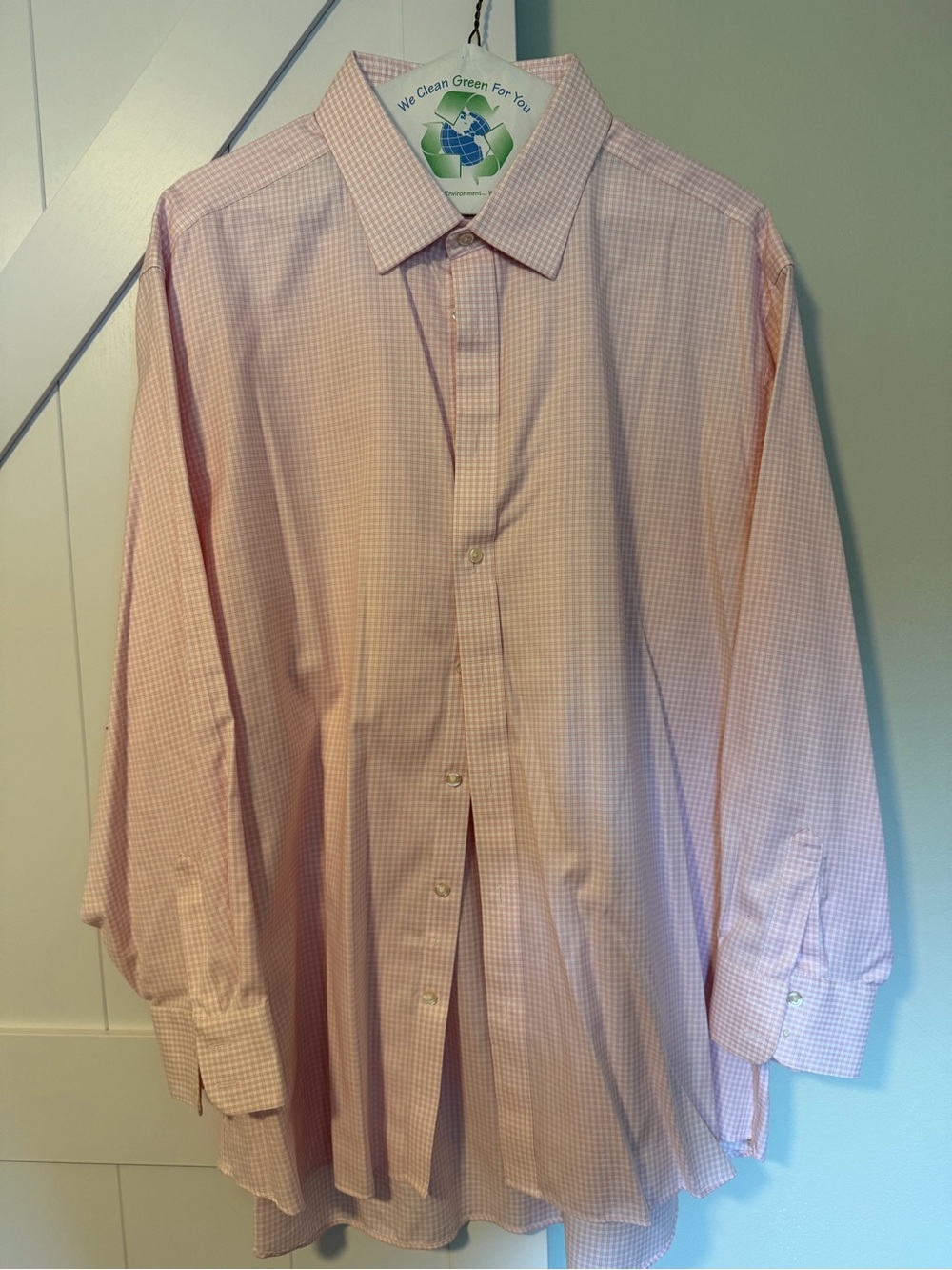 Charles Tyrwhitt Pink Gingham Dress Shirt